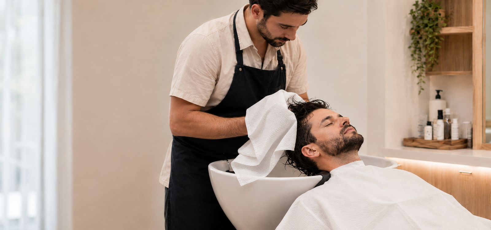 Fresh towels.
Every client.