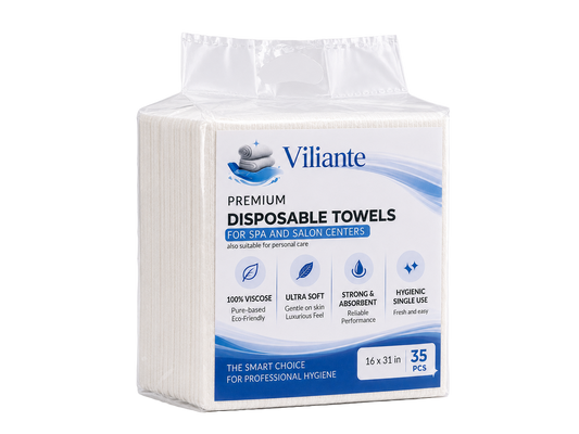 Viliante Premium Disposable Towels – 35 Count